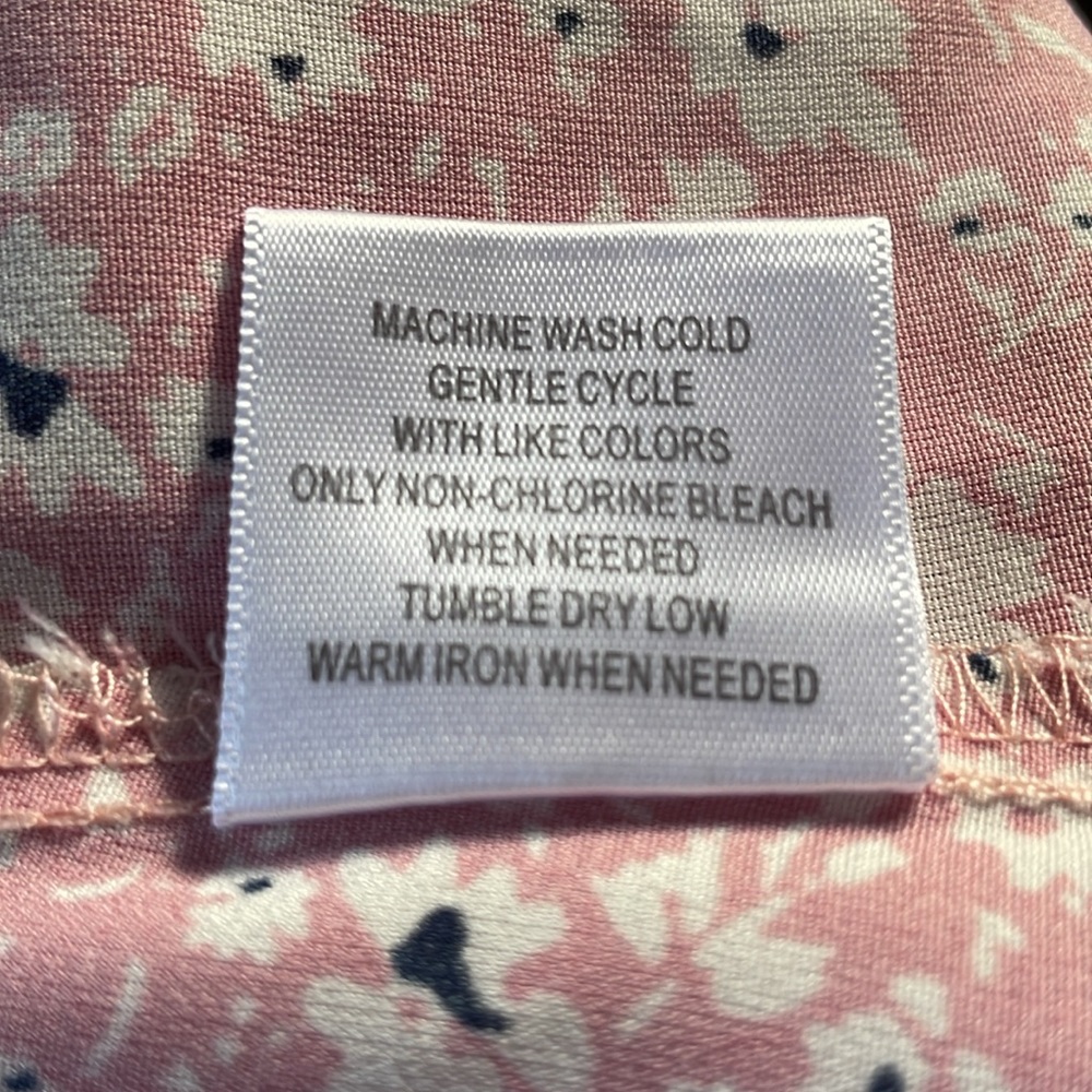 ModCloth EUC pink floral prairie dress (with pockets!), women’s plus size 2X - Picture 8 of 8